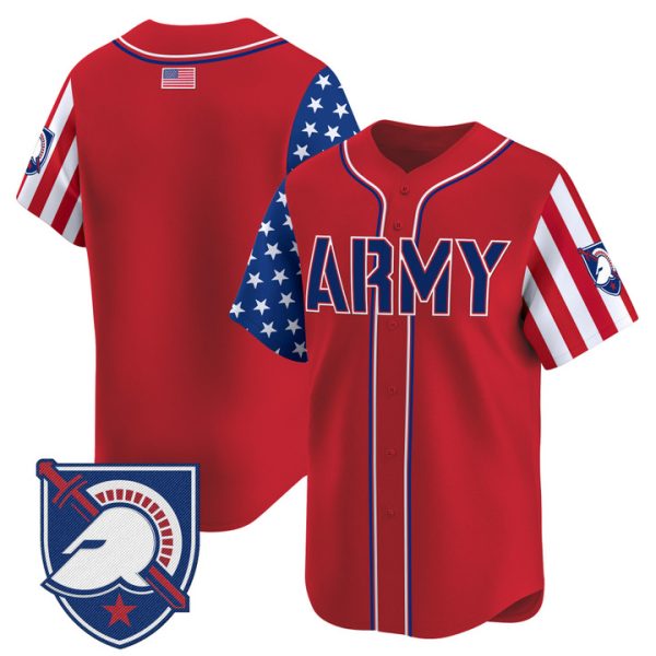 Army Black Knights 2025 Independence Day Vapor Premier Limited Jersey Stitched Red Team