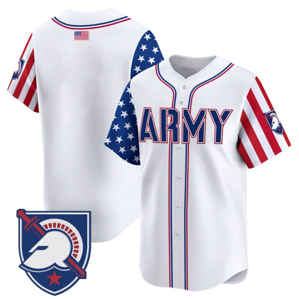 Army Black Knights 2025 Independence Day Vapor Premier Limited Jersey Stitched White Team