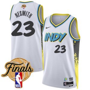 Indiana Pacers #23 Aaron Nesmith White 2024/25 City Edition Stitched Basketball Jersey