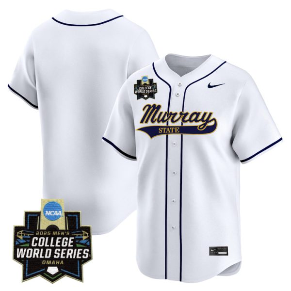 Murray State Racers 2025 World Series Vapor Premier Limited Jersey Stitched White Team