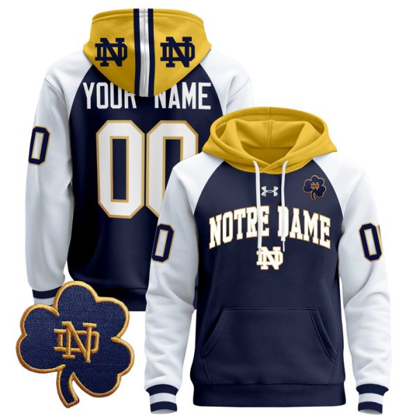 Notre Dame Fighting Irish 2024 Custom Pullover Stitched Hoodie - Alternate