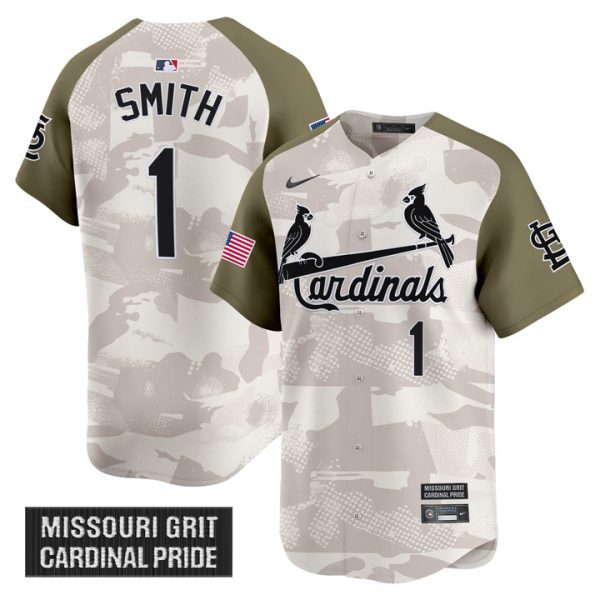 St. Louis Cardinals 2025 Armed Forces Day Vapor Premier Limited Jersey Stitched Alternate Ozzie Smith
