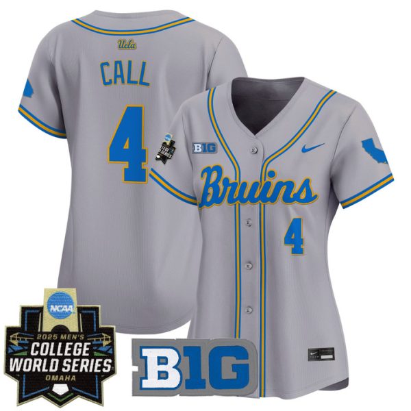 Women's UCLA Bruins 2025 World Series Vapor Premier Limited Jersey Stitched Gray Phoenix Call