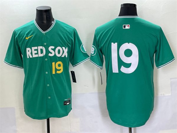 Boston Red Sox #19 Roman Anthony Green 2025 City Connect Limited Stitched Baseball Jersey