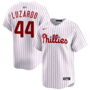 Philadelphia Phillies #44 Jesus Luzardo White Limited Stitched Baseball Jersey